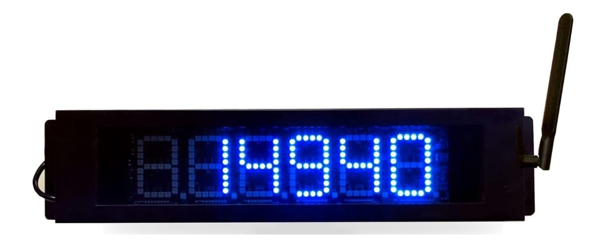 Prime multi-colour Wi-Fi JUMBO weight display